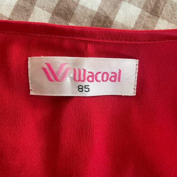 Wacoal Vibrant Red Lace Tunic Lingerie Dress - Picture 5 of 6